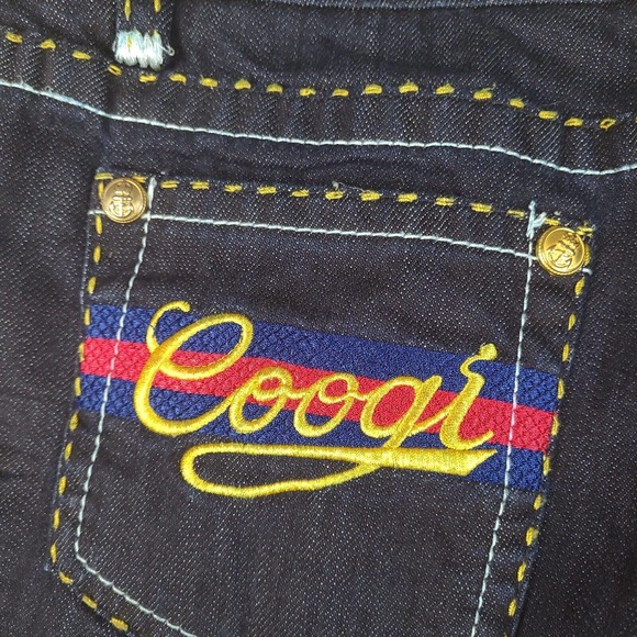 Googi Jeans Womens Size 3/4 Blue (29x32.5) Embroidered Detailed Denim - Picture 10 of 16